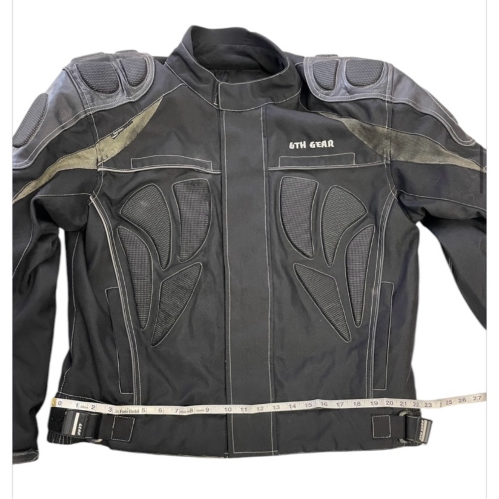 Speedtec 6th Gear Black Armour Motorcycle Jacket Size Large (46) - Picture 4 of 15